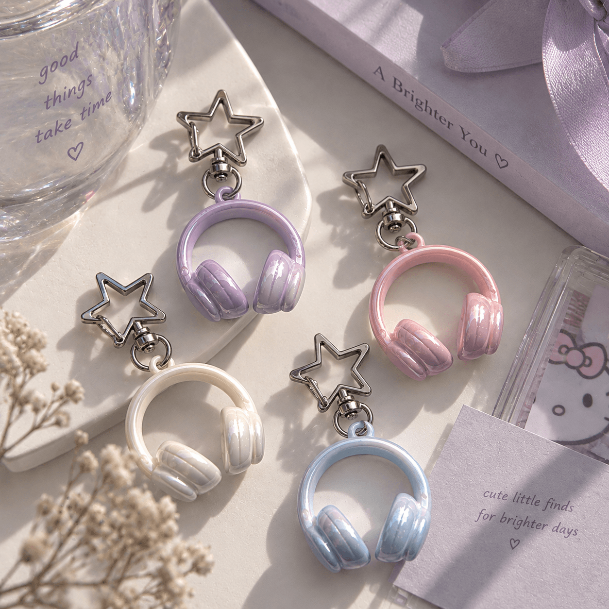 Girly cute mood — playful charms