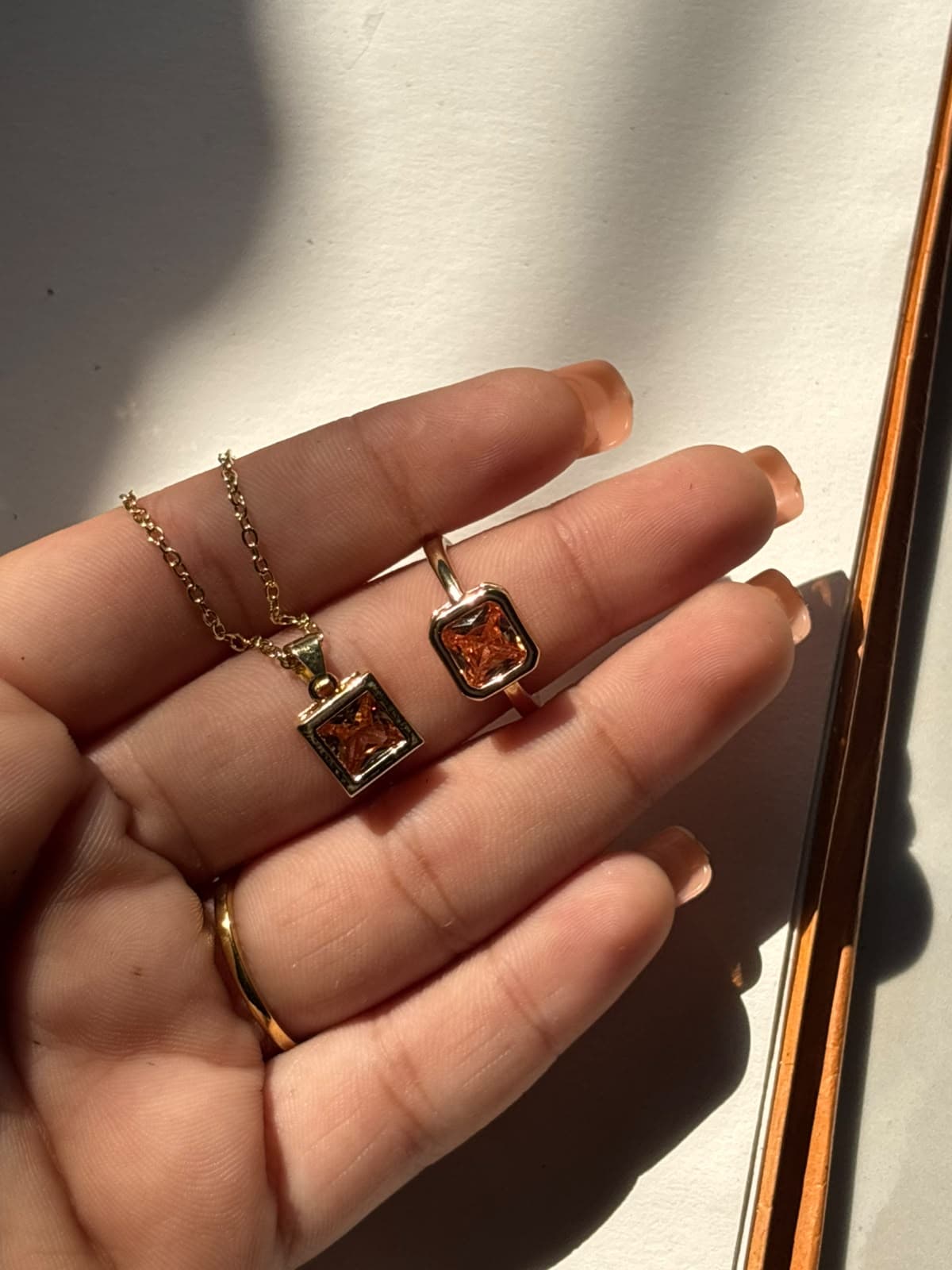 Amber Flame Set