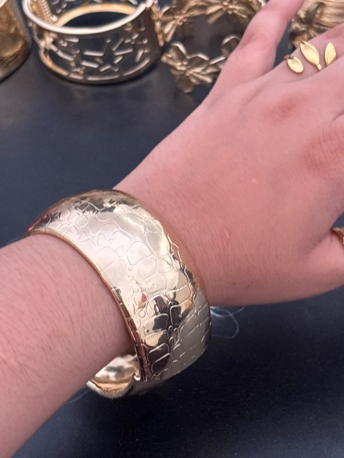 Crackle Luxe Cuff