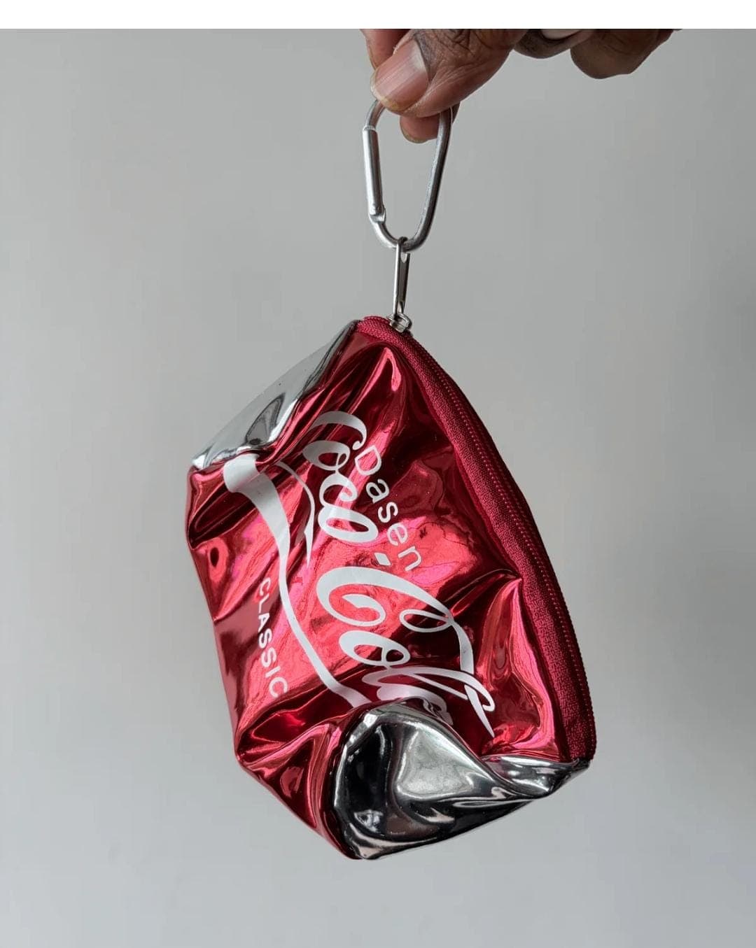 Crushed cola pouch