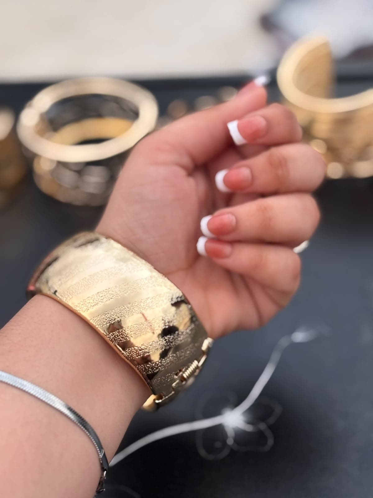 Diagonal Gleam Cuff