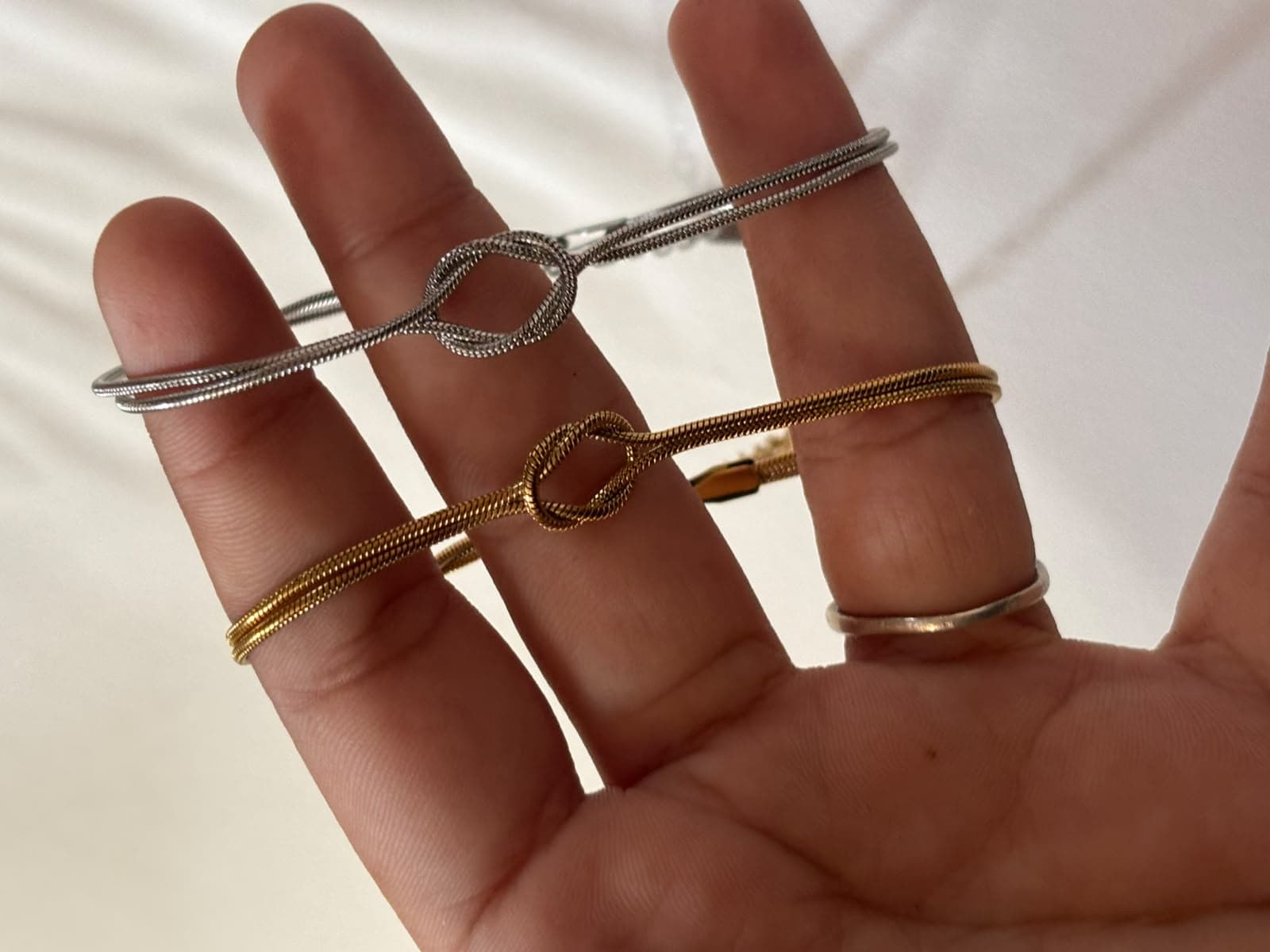 Love knot couple bracelet thumbnail 2