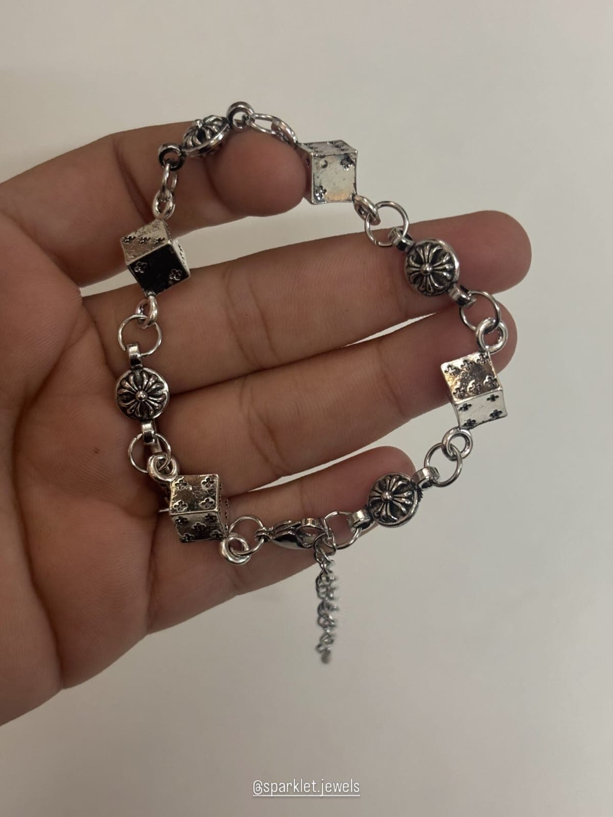 Moonlit Dice and Chorme bracelet thumbnail 2