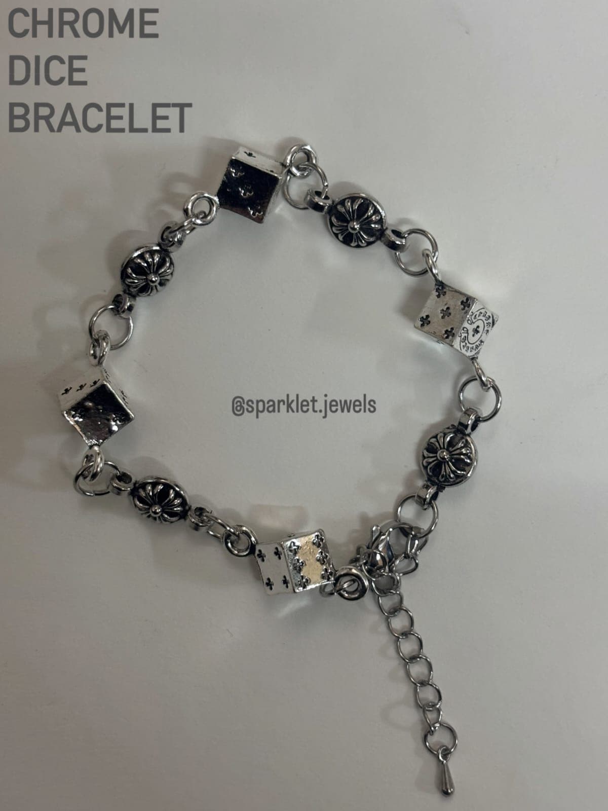 Moonlit Dice and Chorme bracelet thumbnail 4